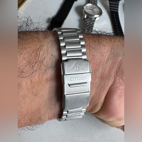 Citizen Chronograph Watch Men 39mm B3531-351347 Date Alarm - Picture 5 of 9